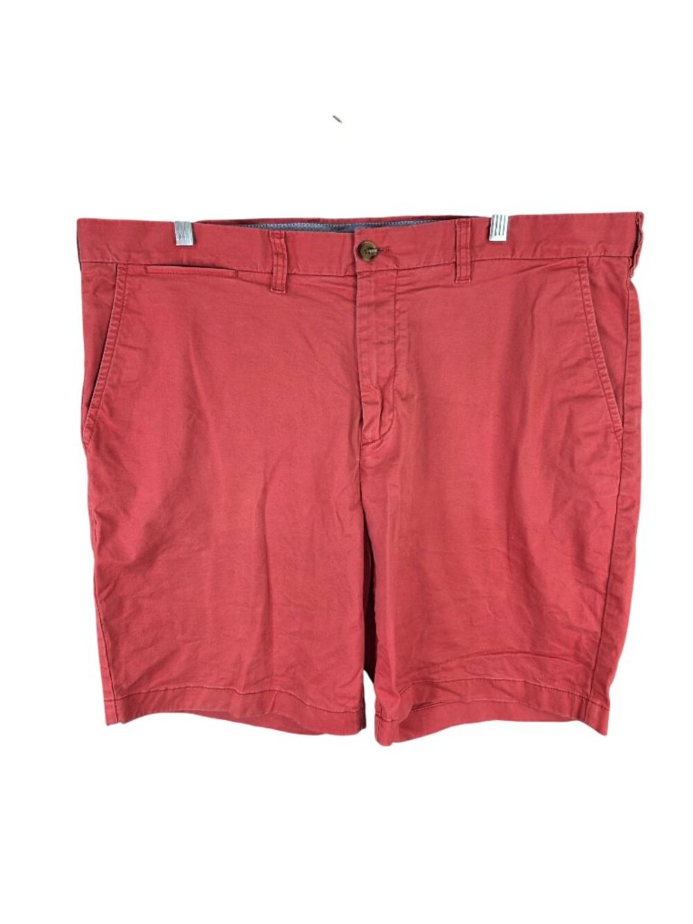 Mens Tommy Hilfiger Red Chino Shorts Cotton Blend Stretch 9.5" Inseam Size 40